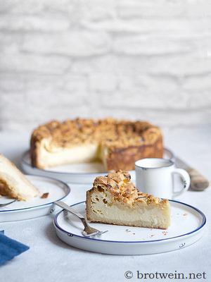 Käsekuchen mit Streuseln