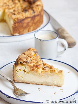 Käsekuchen mit Streuseln