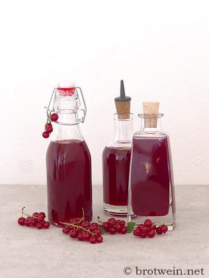 Roter Johannisbeersirup - Rezept zum Selber machen