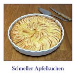 Apfelkuchen mit Rührteig – einfacher Rührkuchen mit Apfel