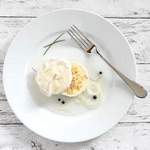 Hermelin Käse eingelegt in Öl & Knoblauch- tschechische Spezialität