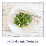 Feldsalat mit Pastinaken und Orangen-Honig-Senf-Dresssing