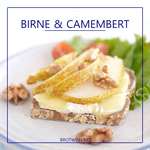 Gebackener Camembert mit Birne und Walnuss