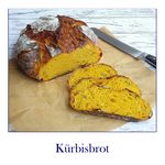 Kürbisbrot mit frischer Hefe und Hokkaido – Saftiges Brot