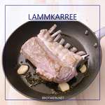 Lammkarre mit Rosmarin und Knoblauch