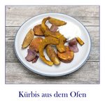 Ofenkürbis orientalisch mit Joghurt-Dip