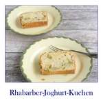 Rhabarber-Joghurt-Kuchen in der Kastenform als Rührkuchen