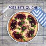 Rote Bete Quiche mit Schafskäse und Walnüssen