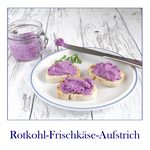 Rotkohl Aufstrich mit Frischkäse