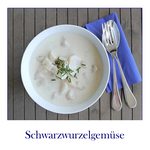 Schwarzwurzelgemüse klassisch mit heller Sauce
