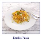 Kürbis Pasta – Spaghetti mit Kürbis, Gorgonzola und Walnüssen
