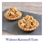 Walnuss Tarte mit Karamell – französische Tartelette aux Noix