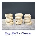Toasties Rezept – englische Muffins / Toastbrötchen selber backen