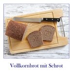 Vollkornbrot mit Schrot als Weizenmischbrot mit Sauerteig