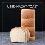 Toastbrot mit über Nacht Gare als Weizentoast