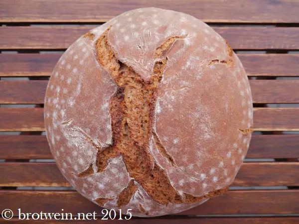 Brot: Bauernbrot Roggen-Weizen-Mischbrot 70:30 Sauerteig