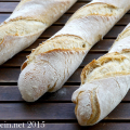 Brot: Baguette mit langer kalter Gare