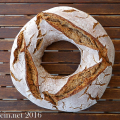 Brot: Roggen-Weizen-Ring mit Sauerteig 75:25