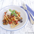 Pasta alla Norma mit Aubergine und Tomate - sizilianischer Klassiker