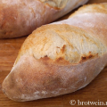 Brot: rustikales Weißbrot - schnelle Brote mit viel Geschmack an einem Tag
