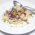 Pasta: Spaghetti mit Radicchio, Gorgonzola und Walnüssen